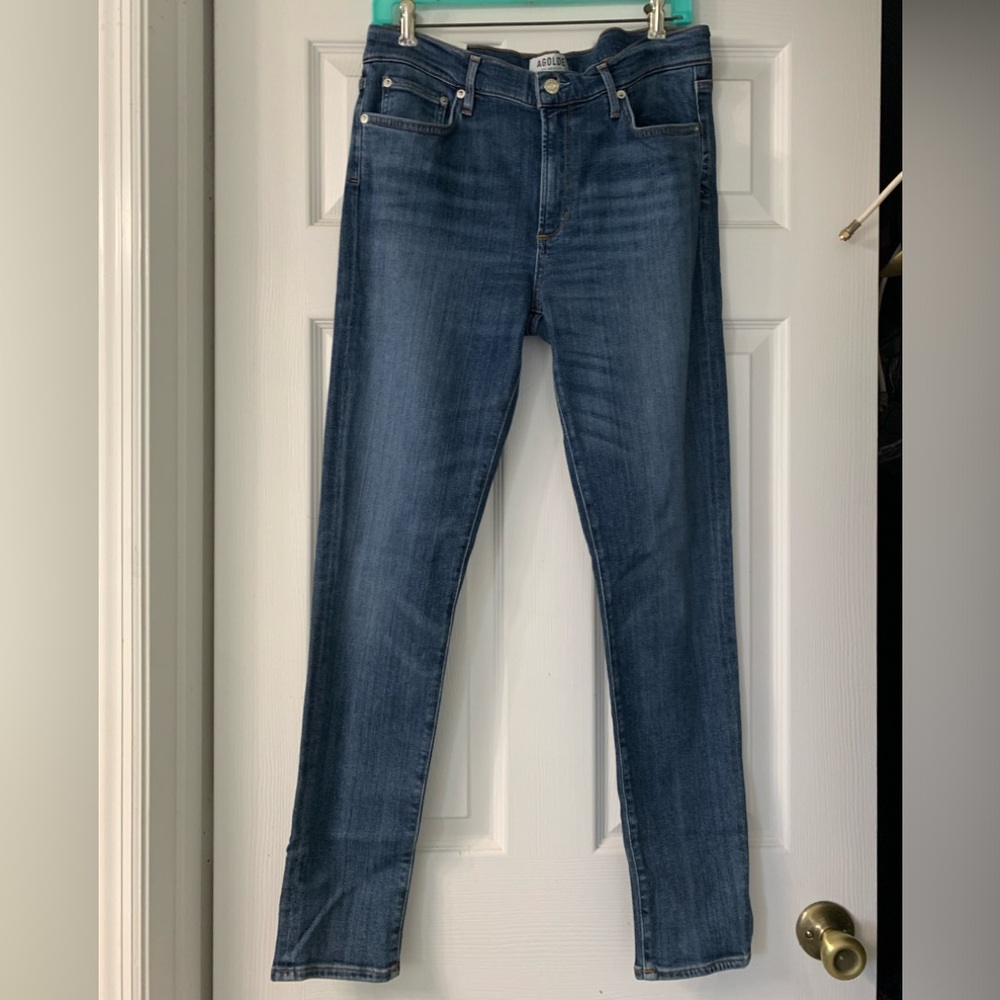 AGOLDE Sophie  high rise skinny jeans
